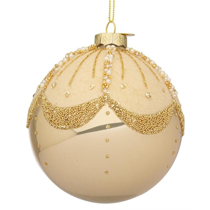 SFERA VETRO FRILLY CHAMPAGNE D.100